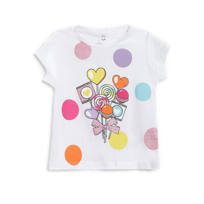 Printed Short-sleeve T-shirt White